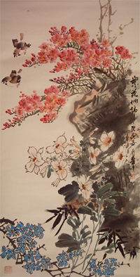 刘自华国画花鸟